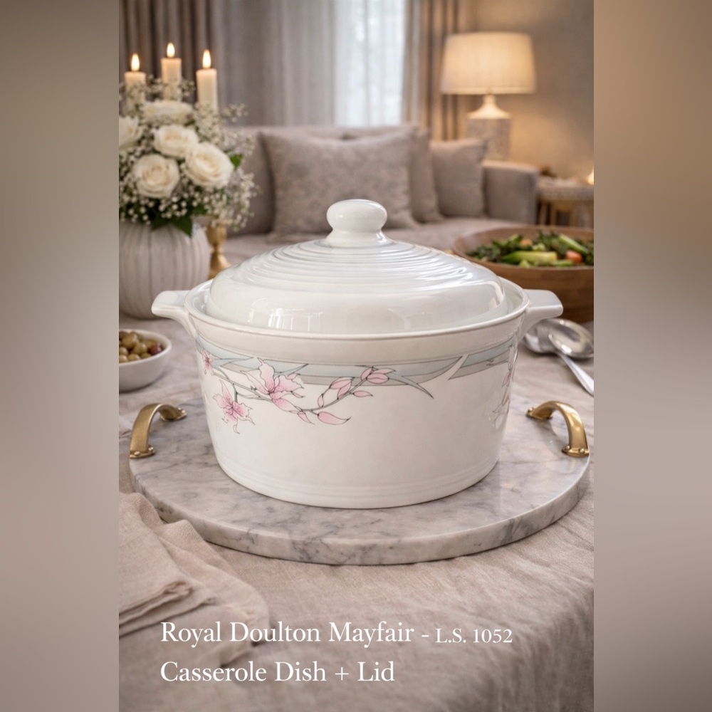 Royal Doulton Mayfair - L.S. 1052 Casserole Dish + Lid
